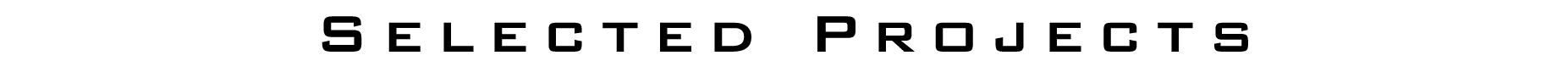 Selected Projects 