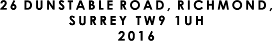 26 DUNSTABLE ROAD, RICHMOND, SURREY TW9 1UH 2016